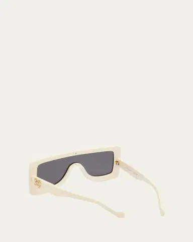 Loewe Anagram Acetate & Metal Shield Sunglasses | Thumbnail 3 Loewe Anagram Acetate & Metal Shield Sunglasses | Thumbnail 3