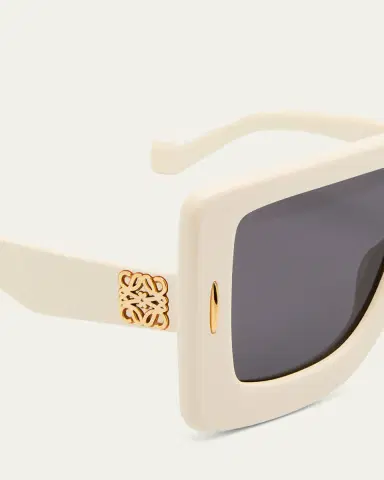 Loewe Anagram Acetate & Metal Shield Sunglasses | Thumbnail 5 Loewe Anagram Acetate & Metal Shield Sunglasses | Thumbnail 5