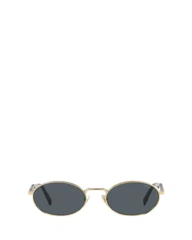 Prada Engraved Logo Metal & Plastic Oval Sunglasses | Thumbnail 1 Prada Engraved Logo Metal & Plastic Oval Sunglasses | Thumbnail 1
