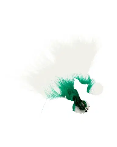 Ranjana Khan Micro Pom Earrings, Teal | Thumbnail 4 Ranjana Khan Micro Pom Earrings, Teal | Thumbnail 4
