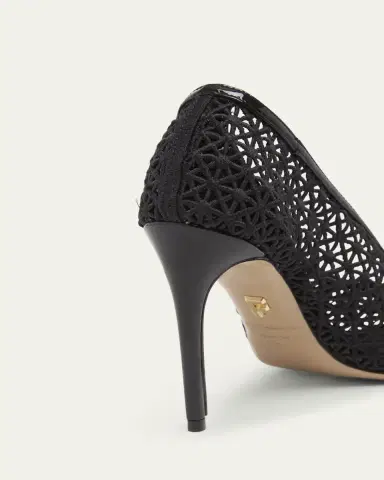 Ferragamo 95mm Sol Macrame Pumps | Thumbnail 3 Ferragamo 95mm Sol Macrame Pumps | Thumbnail 3