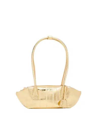 Oroton Breeze Metallic Leather Baguette Shoulder Bag | Thumbnail 1 Oroton Breeze Metallic Leather Baguette Shoulder Bag | Thumbnail 1