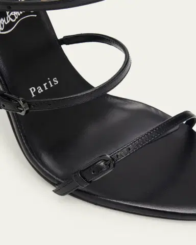 Christian Louboutin 100mm Millenium Strappy Leather Sandals | Thumbnail 5 Christian Louboutin 100mm Millenium Strappy Leather Sandals | Thumbnail 5