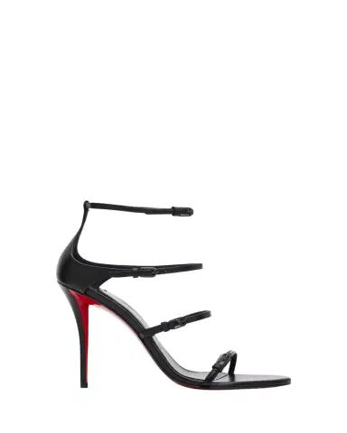 Christian Louboutin 100mm Millenium Strappy Leather Sandals | Thumbnail 1 Christian Louboutin 100mm Millenium Strappy Leather Sandals | Thumbnail 1