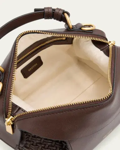 Oroton Mica Workmanship Leather Bowling Bag | Thumbnail 4 Oroton Mica Workmanship Leather Bowling Bag | Thumbnail 4