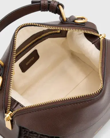 Oroton Mica Workmanship Leather Bowling Bag | Thumbnail 8 Oroton Mica Workmanship Leather Bowling Bag | Thumbnail 8