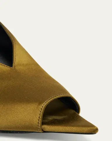 Lanvin 100mm Satin Mule Pumps | Thumbnail 5 Lanvin 100mm Satin Mule Pumps | Thumbnail 5