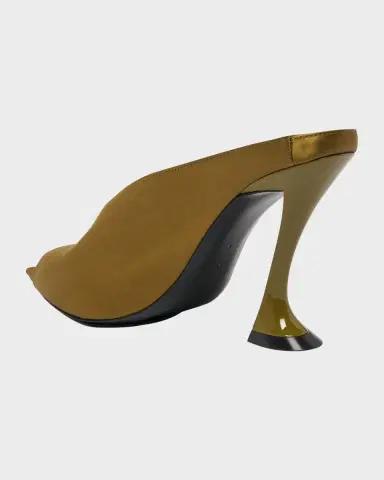 Lanvin 100mm Satin Mule Pumps | Thumbnail 8 Lanvin 100mm Satin Mule Pumps | Thumbnail 8