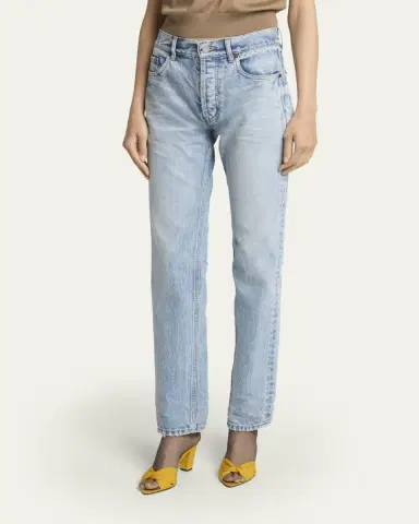 Saint Laurent Relaxed Slim-Leg Ankle Jeans | Thumbnail 4 Saint Laurent Relaxed Slim-Leg Ankle Jeans | Thumbnail 4