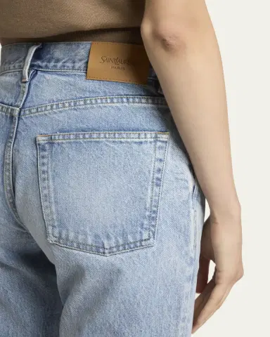 Saint Laurent Relaxed Slim-Leg Ankle Jeans | Thumbnail 5 Saint Laurent Relaxed Slim-Leg Ankle Jeans | Thumbnail 5