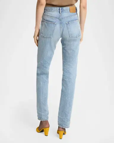 Saint Laurent Relaxed Slim-Leg Ankle Jeans | Thumbnail 7 Saint Laurent Relaxed Slim-Leg Ankle Jeans | Thumbnail 7