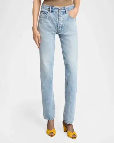 Saint Laurent Relaxed Slim-Leg Ankle Jeans | Thumbnail 8 Saint Laurent Relaxed Slim-Leg Ankle Jeans | Thumbnail 8