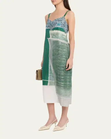 Jason Wu Collection x Robert Rauschenberg Platter-Print Midi Slip Dress | Thumbnail 4 Jason Wu Collection x Robert Rauschenberg Platter-Print Midi Slip Dress | Thumbnail 4