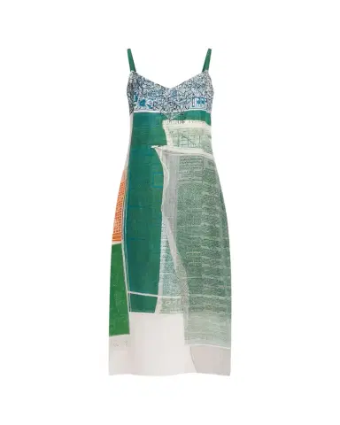 Jason Wu Collection x Robert Rauschenberg Platter-Print Midi Slip Dress | Thumbnail 1 Jason Wu Collection x Robert Rauschenberg Platter-Print Midi Slip Dress | Thumbnail 1