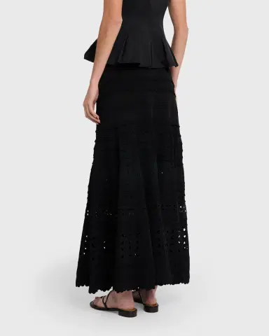Ulla Johnson Annisa Eyelet Knit Maxi Skirt | Thumbnail 2 Ulla Johnson Annisa Eyelet Knit Maxi Skirt | Thumbnail 2