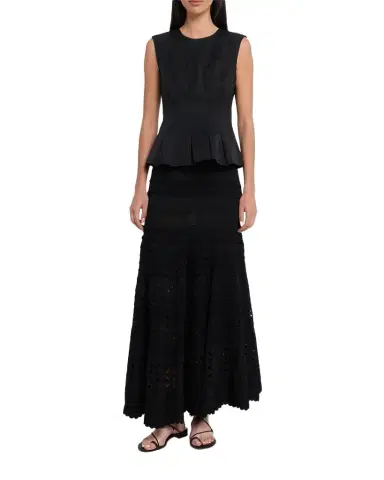 Ulla Johnson Annisa Eyelet Knit Maxi Skirt | Thumbnail 1 Ulla Johnson Annisa Eyelet Knit Maxi Skirt | Thumbnail 1