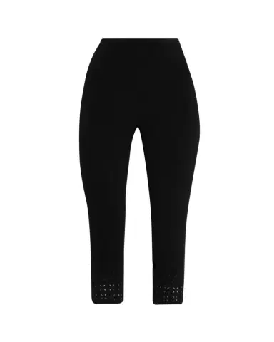 Ulla Johnson Seraphine Eyelet Knit Capri Leggings | Thumbnail 1 Ulla Johnson Seraphine Eyelet Knit Capri Leggings | Thumbnail 1