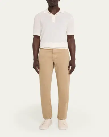 ZEGNA Men's Cotton Roccia Slim Five-Pockets Pants | Thumbnail 2 ZEGNA Men's Cotton Roccia Slim Five-Pockets Pants | Thumbnail 2