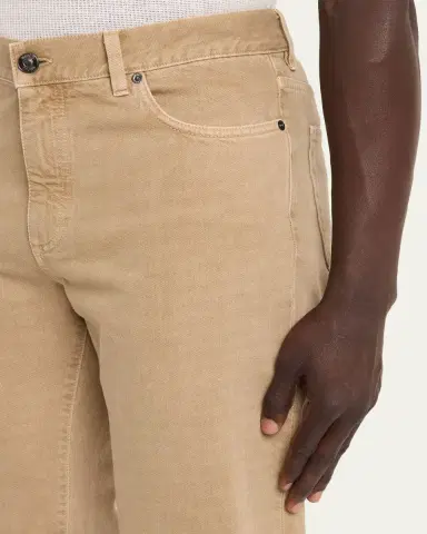 ZEGNA Men's Cotton Roccia Slim Five-Pockets Pants | Thumbnail 5 ZEGNA Men's Cotton Roccia Slim Five-Pockets Pants | Thumbnail 5