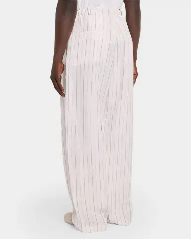 Willy Chavarria Men's Toluca Striped Oversized Linen-Blend Pants | Thumbnail 7 Willy Chavarria Men's Toluca Striped Oversized Linen-Blend Pants | Thumbnail 7