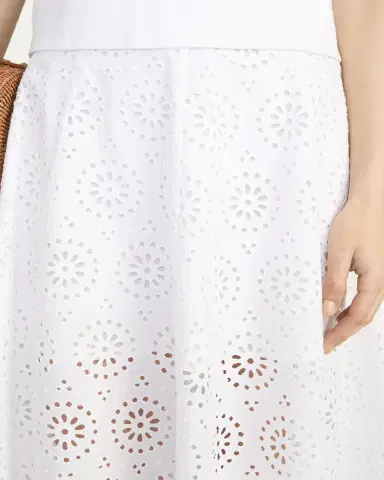 Frame The Solstice Eyelet Skirt | Thumbnail 5 Frame The Solstice Eyelet Skirt | Thumbnail 5