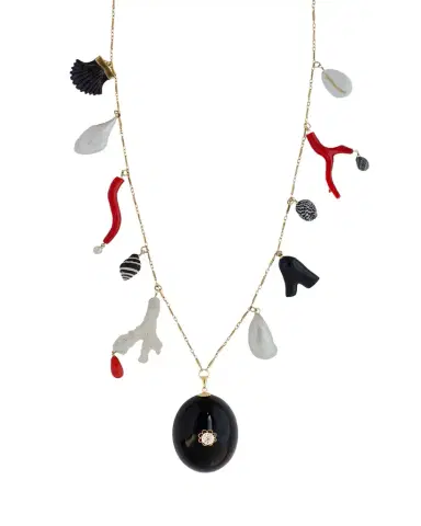 Haute Victoire One-of-a-kind Vintage Charm Necklace | Thumbnail 1 Haute Victoire One-of-a-kind Vintage Charm Necklace | Thumbnail 1