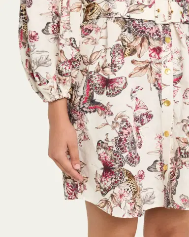 L'Agence Kiersten Belted Mini Shirtdress | Thumbnail 5 L'Agence Kiersten Belted Mini Shirtdress | Thumbnail 5