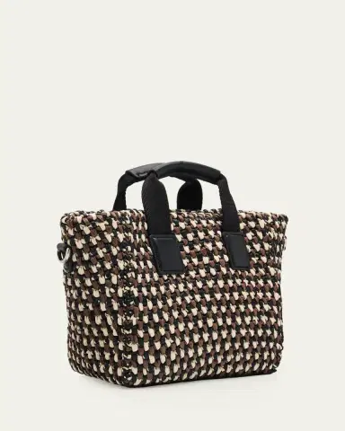 Moncler Caradoc Micro Raffia Crochet Tote Bag | Thumbnail 3 Moncler Caradoc Micro Raffia Crochet Tote Bag | Thumbnail 3