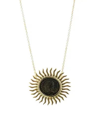 Haute Victoire Solar Necklace with Roman Coin | Thumbnail 1 Haute Victoire Solar Necklace with Roman Coin | Thumbnail 1