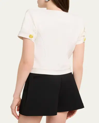 L'Agence Nawa Short-Sleeve Shirt Jacket | Thumbnail 3 L'Agence Nawa Short-Sleeve Shirt Jacket | Thumbnail 3