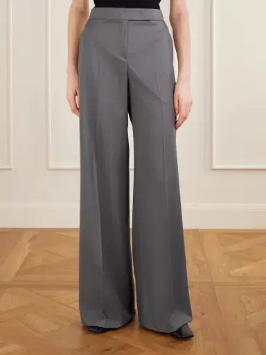 Max Mara Rio Wool-twill Wide-leg Trousers | Thumbnail 3 Max Mara Rio Wool-twill Wide-leg Trousers | Thumbnail 3