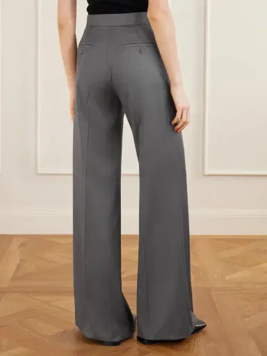 Max Mara Rio Wool-twill Wide-leg Trousers | Thumbnail 4 Max Mara Rio Wool-twill Wide-leg Trousers | Thumbnail 4