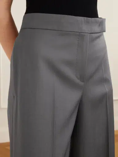 Max Mara Rio Wool-twill Wide-leg Trousers | Thumbnail 5 Max Mara Rio Wool-twill Wide-leg Trousers | Thumbnail 5