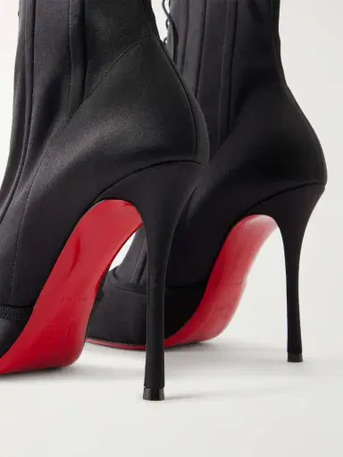 Christian Louboutin Pavlova 100 Lace-up Satin Ankle Boots | Thumbnail 5 Christian Louboutin Pavlova 100 Lace-up Satin Ankle Boots | Thumbnail 5