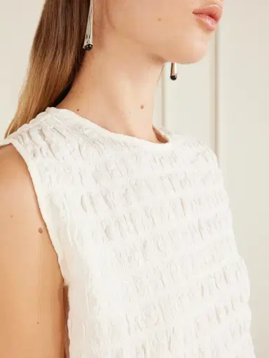Proenza Schouler White Label Bradley Textured Jersey Tank Top | Thumbnail 4 Proenza Schouler White Label Bradley Textured Jersey Tank Top | Thumbnail 4