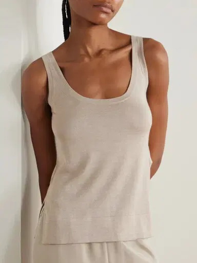 Max Mara Silk And Cashmere-blend Vest | Thumbnail 3 Max Mara Silk And Cashmere-blend Vest | Thumbnail 3