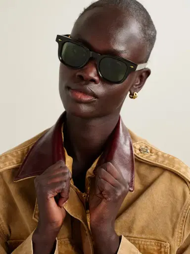 Jacques Marie Mage Jax D-frame Tortoiseshell Acetate Sunglasses | Thumbnail 2 Jacques Marie Mage Jax D-frame Tortoiseshell Acetate Sunglasses | Thumbnail 2