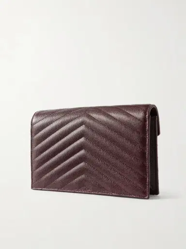 Saint Laurent Cassandre Envelope Chain Mini Matelassé Leather Wallet | Thumbnail 2 Saint Laurent Cassandre Envelope Chain Mini Matelassé Leather Wallet | Thumbnail 2