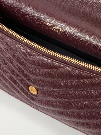 Saint Laurent Cassandre Envelope Chain Mini Matelassé Leather Wallet | Thumbnail 4 Saint Laurent Cassandre Envelope Chain Mini Matelassé Leather Wallet | Thumbnail 4