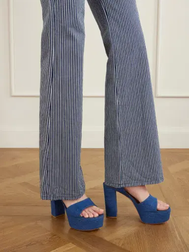 Gianvito Rossi 70 Denim Platform Sandals | Thumbnail 2 Gianvito Rossi 70 Denim Platform Sandals | Thumbnail 2