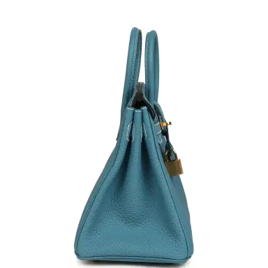 HERMÈS Hermes Birkin 25 Blue Jean Togo Gold Hardware | Thumbnail 3 HERMÈS Hermes Birkin 25 Blue Jean Togo Gold Hardware | Thumbnail 3