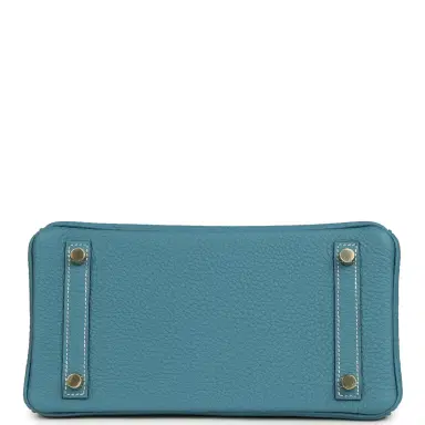 HERMÈS Hermes Birkin 25 Blue Jean Togo Gold Hardware | Thumbnail 6 HERMÈS Hermes Birkin 25 Blue Jean Togo Gold Hardware | Thumbnail 6