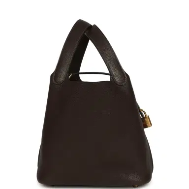 HERMÈS Hermes Picotin Lock 18 Ebene Barenia Faubourg Gold Hardware | Thumbnail 3 HERMÈS Hermes Picotin Lock 18 Ebene Barenia Faubourg Gold Hardware | Thumbnail 3