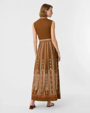 Emporio Sirenuse Camille Skirt with Lace Embroidery | Thumbnail 3 Emporio Sirenuse Camille Skirt with Lace Embroidery | Thumbnail 3