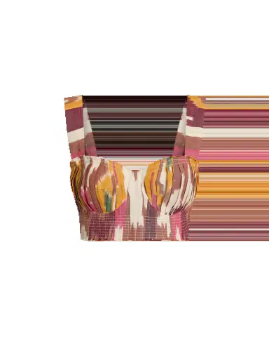 Emporio Sirenuse Dalia Top in Watercolor Ikat | Thumbnail 10 Emporio Sirenuse Dalia Top in Watercolor Ikat | Thumbnail 10