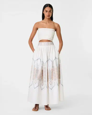Emporio Sirenuse Flavia Top with Lace Embroidery | Thumbnail 3 Emporio Sirenuse Flavia Top with Lace Embroidery | Thumbnail 3