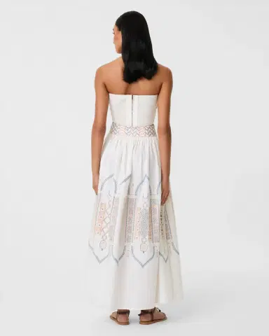 Emporio Sirenuse Flavia Top with Lace Embroidery | Thumbnail 4 Emporio Sirenuse Flavia Top with Lace Embroidery | Thumbnail 4