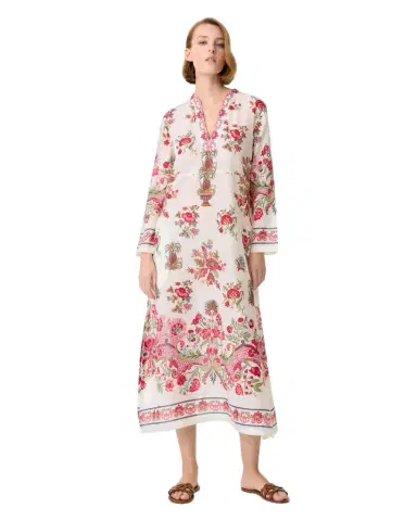 Emporio Sirenuse Giada Caftan in Chintz Print | Thumbnail 1 Emporio Sirenuse Giada Caftan in Chintz Print | Thumbnail 1