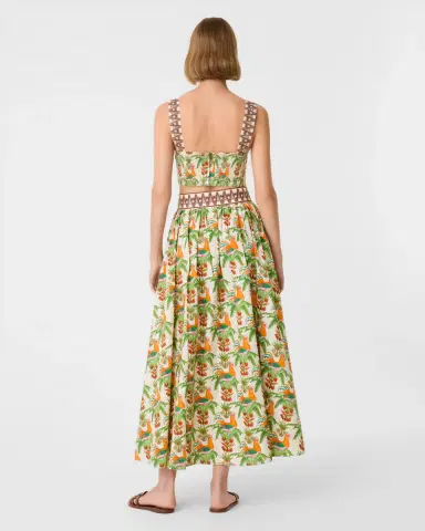 Emporio Sirenuse Ombretta Skirt in Midsummer Print | Thumbnail 3 Emporio Sirenuse Ombretta Skirt in Midsummer Print | Thumbnail 3