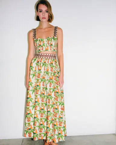 Emporio Sirenuse Ombretta Skirt in Midsummer Print | Thumbnail 6 Emporio Sirenuse Ombretta Skirt in Midsummer Print | Thumbnail 6
